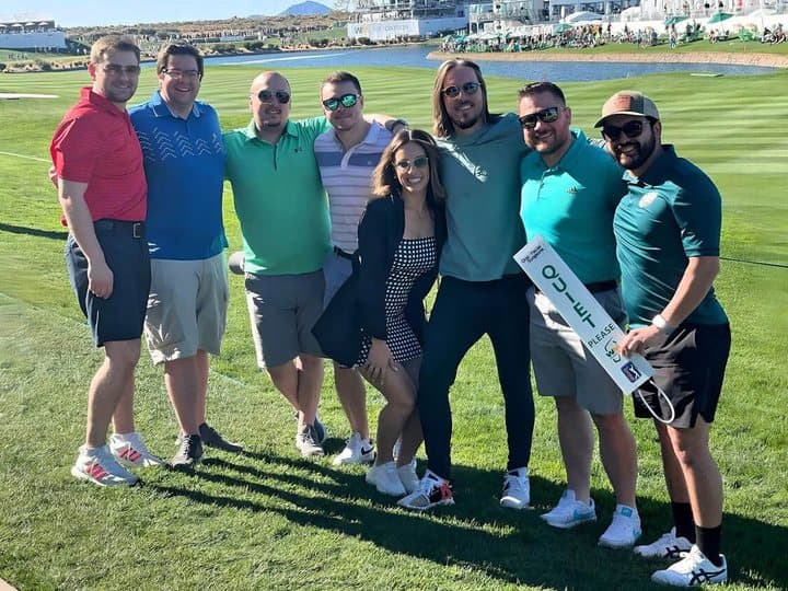 The LithiumBatteryZ team on the course