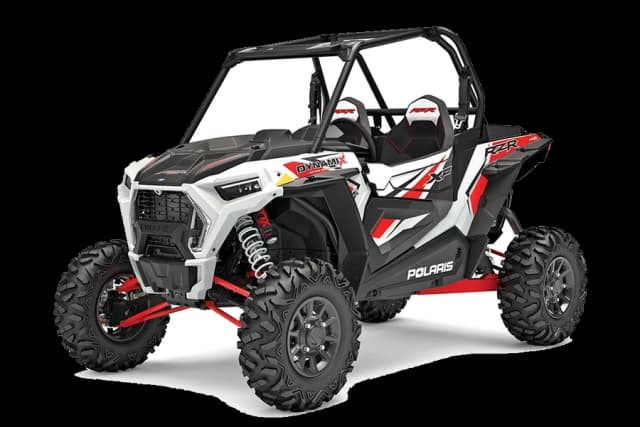 UTV side-by-side, front three-quarter view