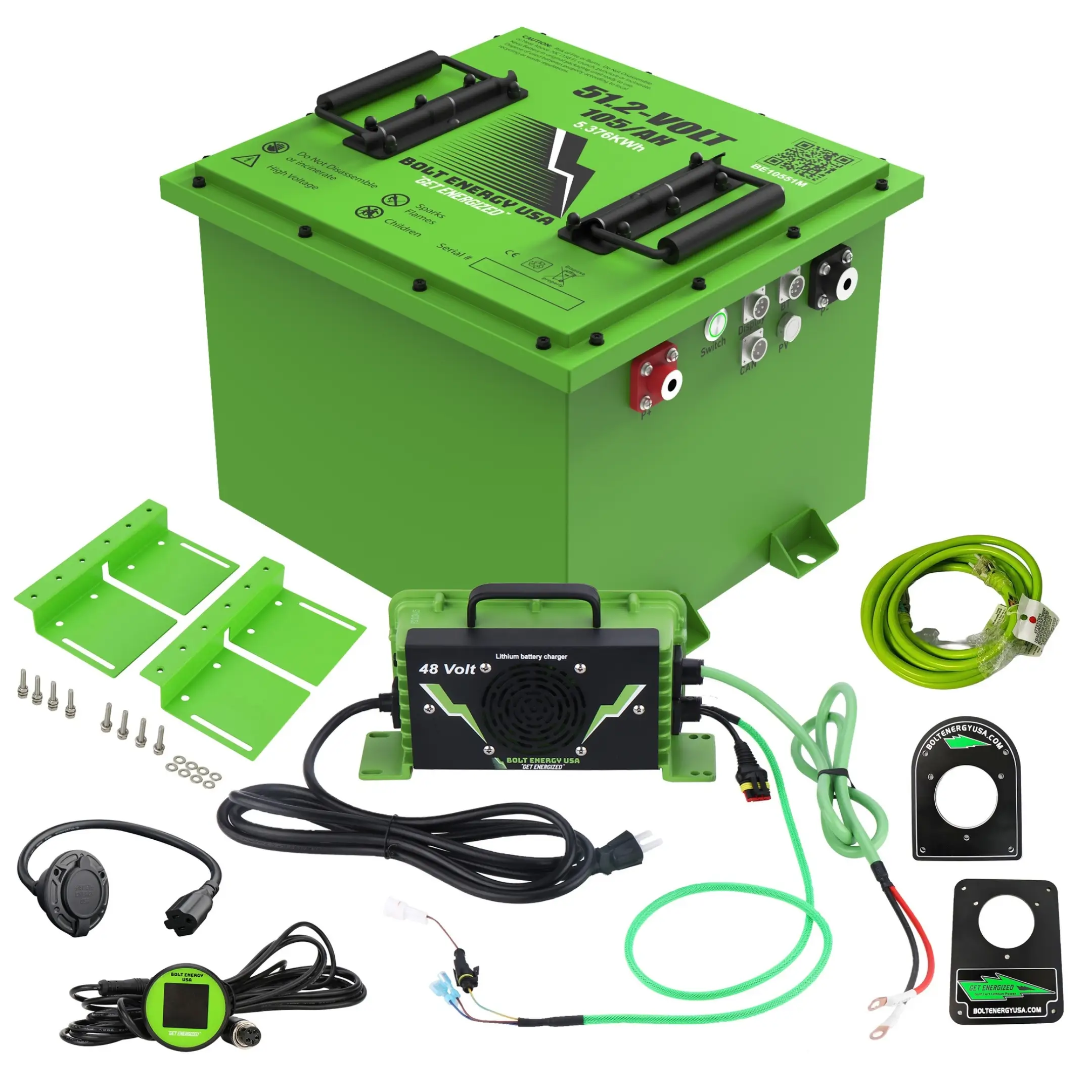 BOLT Energy Yamaha G29 Lithium Conversion Kit 48V 105AH