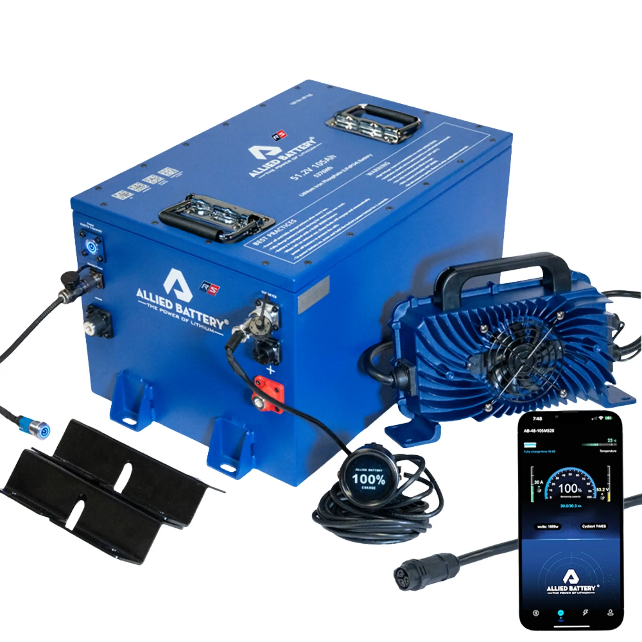 ALLIED Yamaha G19 / G22 Lithium Conversion Kit 48V 105AH