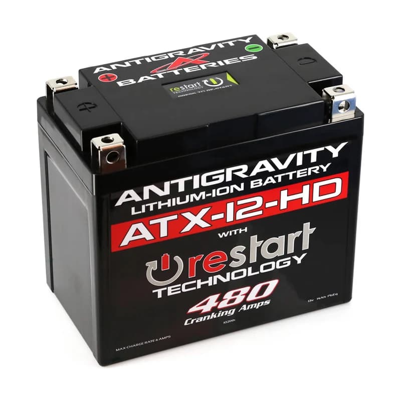 Antigravity ATX12-HD 12V UTV Battery 480CA (w/ Re-Start)