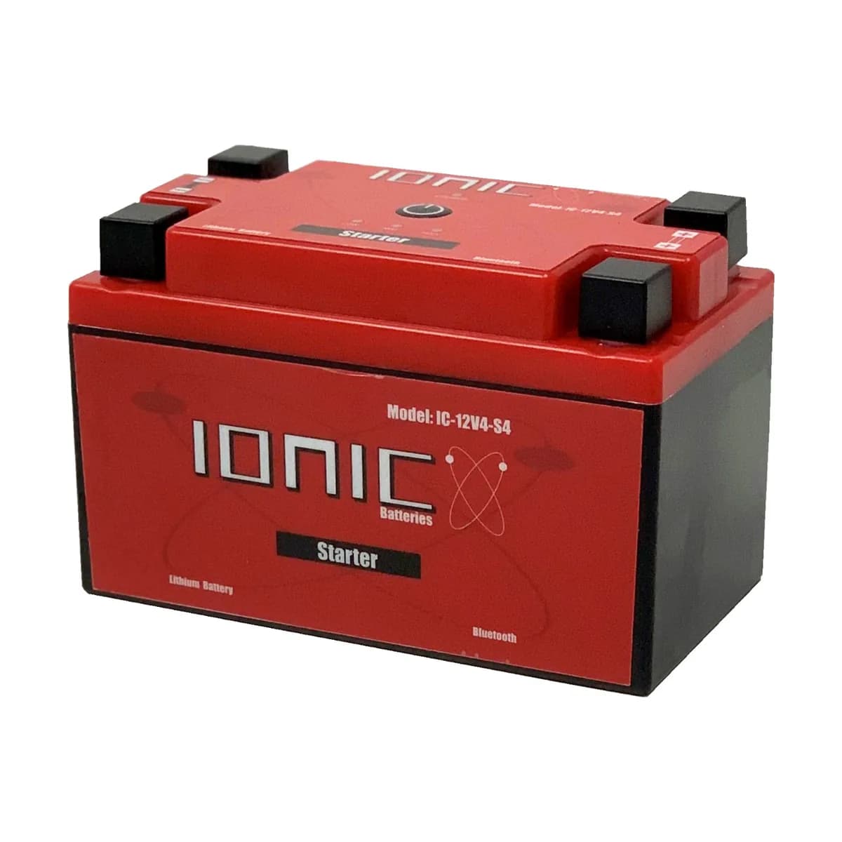 Ionic Lithium S4 12V Motorcycle Battery 500CA (Bluetooth)